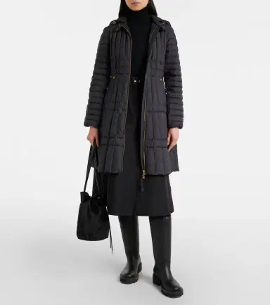 Moncler Menthelong quilted down coat | Thumbnail 4 Moncler Menthelong quilted down coat | Thumbnail 4