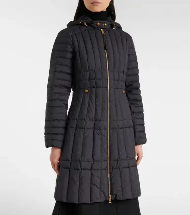 Moncler Menthelong quilted down coat | Thumbnail 5 Moncler Menthelong quilted down coat | Thumbnail 5