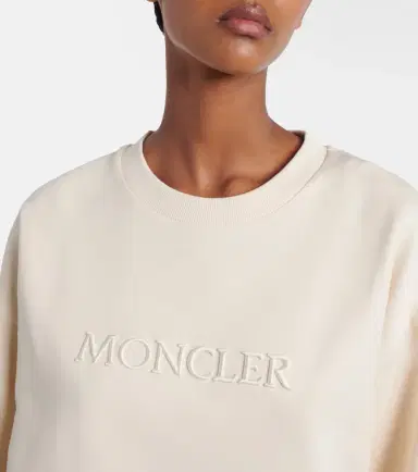 Moncler Logo cotton jersey sweatshirt | Thumbnail 2