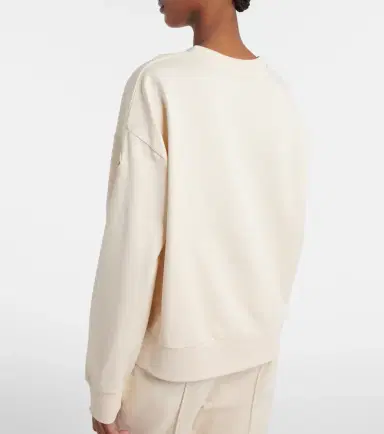 Moncler Logo cotton jersey sweatshirt | Thumbnail 3