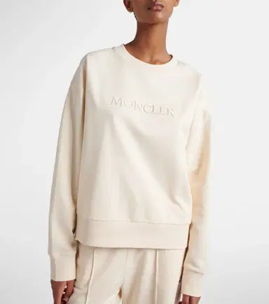 Moncler Logo cotton jersey sweatshirt | Thumbnail 5