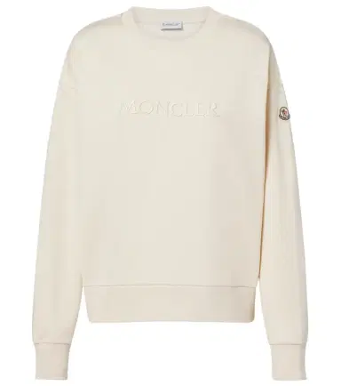 Moncler Logo cotton jersey sweatshirt | Thumbnail 1