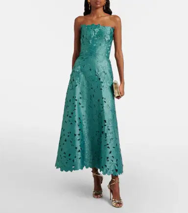 Costarellos Vella guipure lace maxi dress | Thumbnail 5