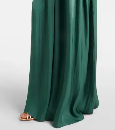 Costarellos Amabel one-shoulder pleated gown | Thumbnail 3