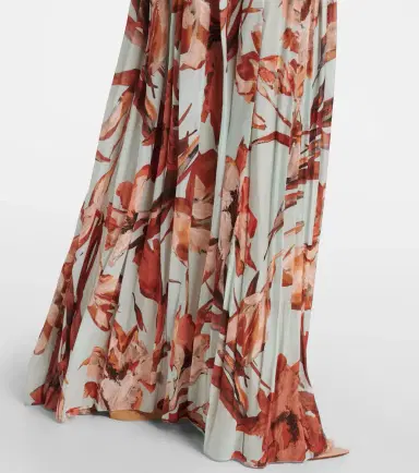 Costarellos Amarielle floral georgette gown | Thumbnail 7