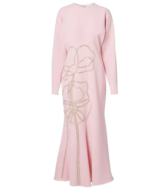 Costarellos Avenna embellished crêpe midi dress