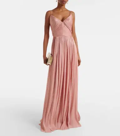 Costarellos Pleated gown | Thumbnail 2