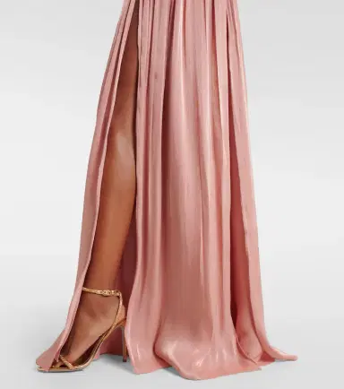 Costarellos Pleated gown | Thumbnail 4