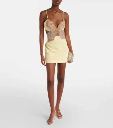 Costarellos Zilia embellished minidress | Thumbnail 4