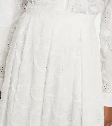 Elie Saab Embroidered cotton-blend maxi skirt | Thumbnail 4 Elie Saab Embroidered cotton-blend maxi skirt | Thumbnail 4
