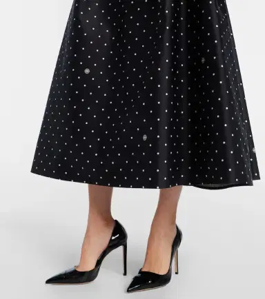 Elie Saab Polka-dot midi dress | Thumbnail 6 Elie Saab Polka-dot midi dress | Thumbnail 6