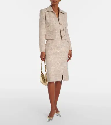 Elie Saab Sequined tweed jacket | Thumbnail 4 Elie Saab Sequined tweed jacket | Thumbnail 4