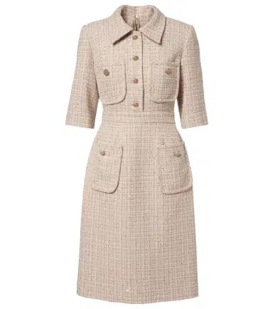 Elie Saab Sequined tweed midi dress | Thumbnail 1