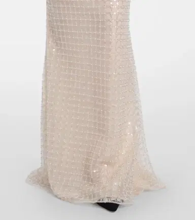 Elie Saab Embellished silk-blend bustier gown | Thumbnail 3