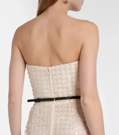 Elie Saab Embellished silk-blend bustier gown | Thumbnail 5