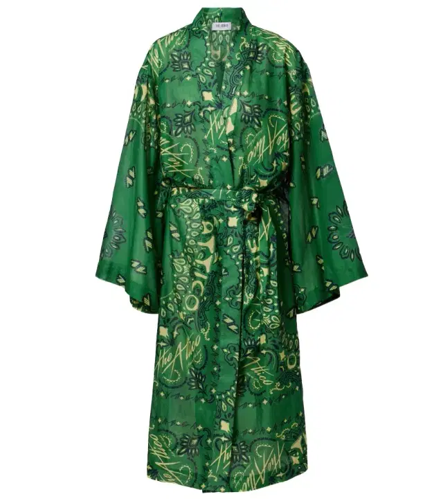 The Attico Bandana cotton muslin kaftan