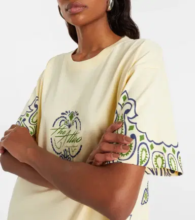 The Attico Bandana oversized cotton jersey T-shirt | Thumbnail 3 The Attico Bandana oversized cotton jersey T-shirt | Thumbnail 3