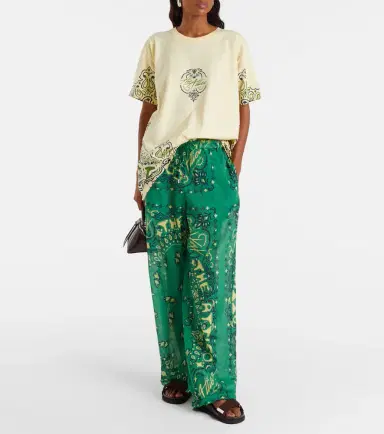 The Attico Bandana oversized cotton jersey T-shirt | Thumbnail 6 The Attico Bandana oversized cotton jersey T-shirt | Thumbnail 6