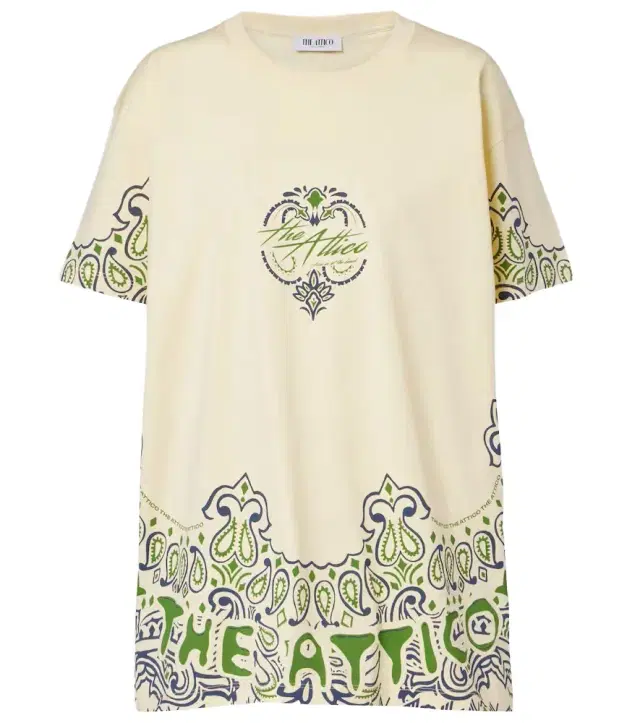 Bandana oversized cotton jersey T-shirt