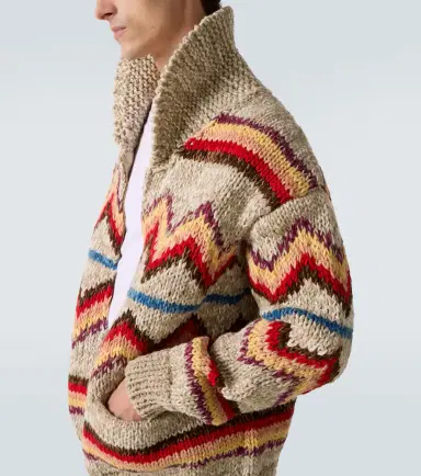 Visvim Wool and cashmere jacquard cardigan | Thumbnail 4