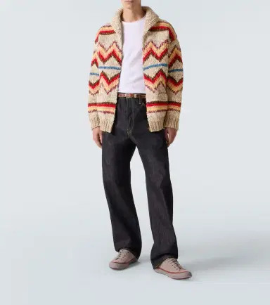 Visvim Wool and cashmere jacquard cardigan | Thumbnail 5