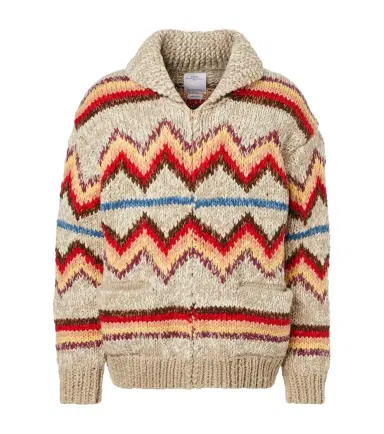 Visvim Wool and cashmere jacquard cardigan | Thumbnail 1