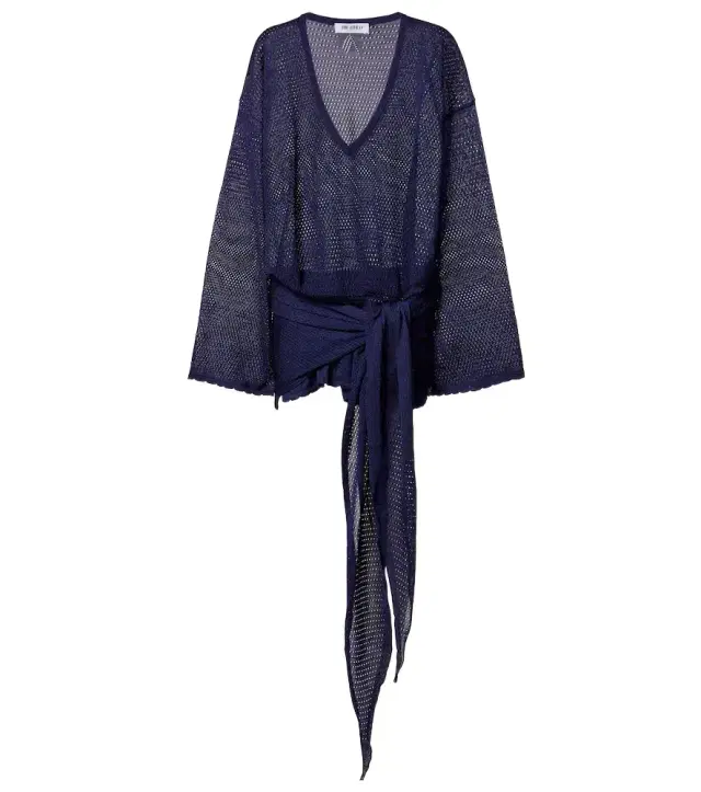 Open-knit minidress