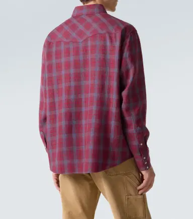 Visvim Four Corners checked wool and linen shirt | Thumbnail 2 Visvim Four Corners checked wool and linen shirt | Thumbnail 2