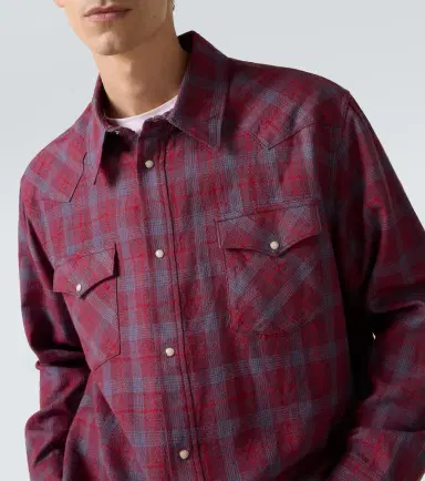 Visvim Four Corners checked wool and linen shirt | Thumbnail 3 Visvim Four Corners checked wool and linen shirt | Thumbnail 3