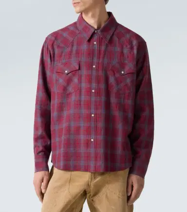 Visvim Four Corners checked wool and linen shirt | Thumbnail 6 Visvim Four Corners checked wool and linen shirt | Thumbnail 6
