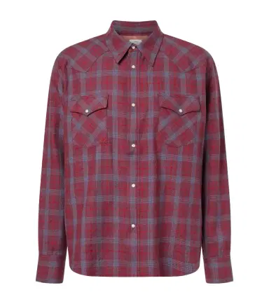 Visvim Four Corners checked wool and linen shirt | Thumbnail 1 Visvim Four Corners checked wool and linen shirt | Thumbnail 1