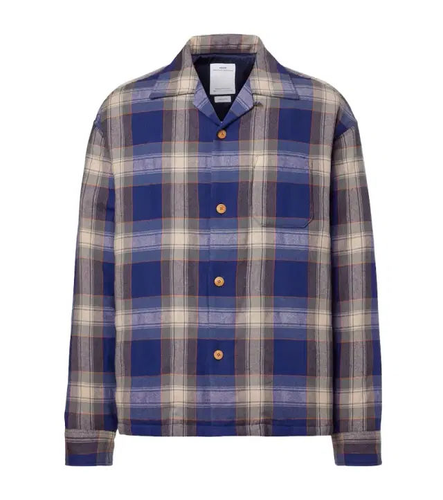 Visvim Keesey wool and linen down overshirt
