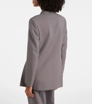 Jil Sander Double-breasted wool gabardine blazer | Thumbnail 2