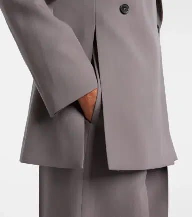 Jil Sander Double-breasted wool gabardine blazer | Thumbnail 4