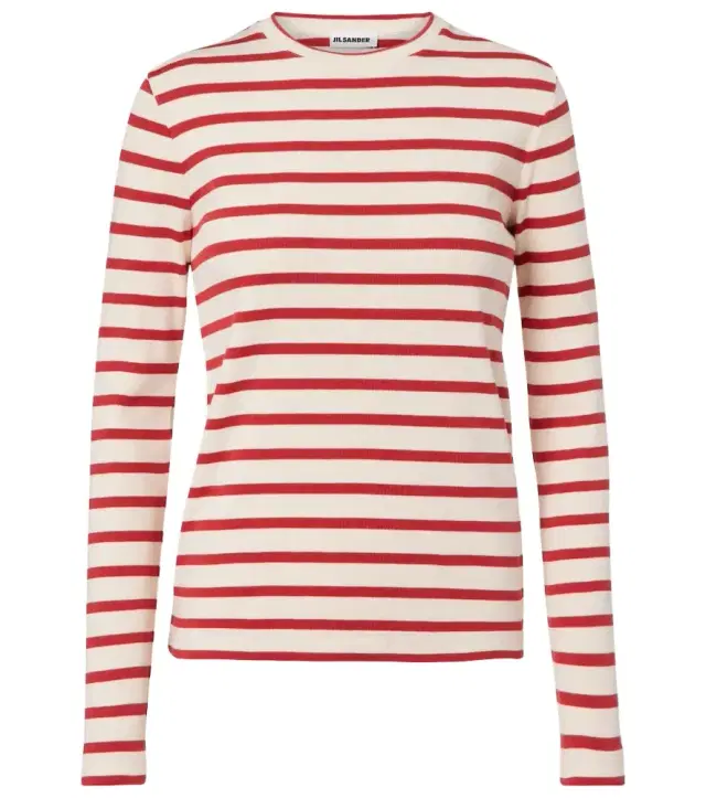 Logo striped cotton T-shirt