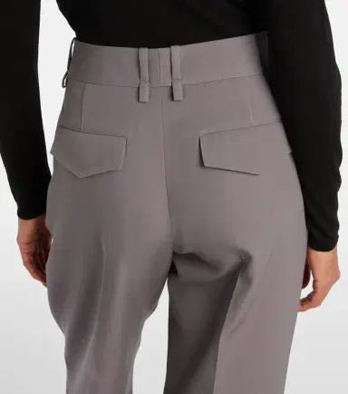 Jil Sander Wool gabardine wide-leg pants | Thumbnail 3 Jil Sander Wool gabardine wide-leg pants | Thumbnail 3