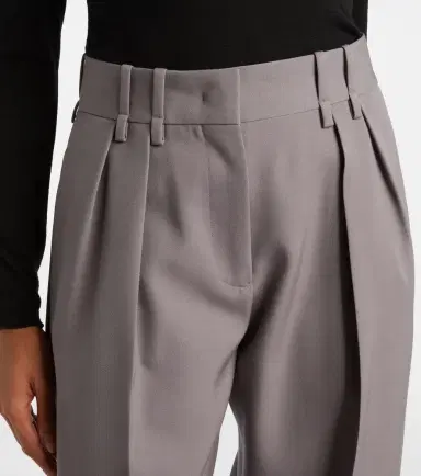 Jil Sander Wool gabardine wide-leg pants | Thumbnail 5 Jil Sander Wool gabardine wide-leg pants | Thumbnail 5