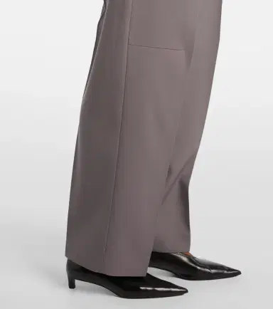 Jil Sander Wool gabardine wide-leg pants | Thumbnail 6 Jil Sander Wool gabardine wide-leg pants | Thumbnail 6