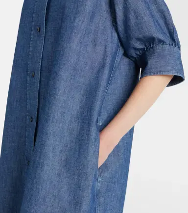 Jil Sander Cotton chambray shirt dress | Thumbnail 3