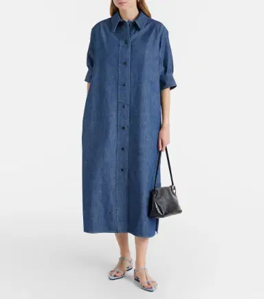 Jil Sander Cotton chambray shirt dress | Thumbnail 4