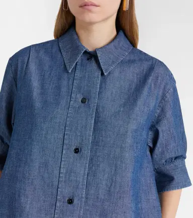 Jil Sander Cotton chambray shirt dress | Thumbnail 5