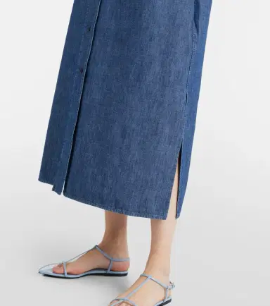 Jil Sander Cotton chambray shirt dress | Thumbnail 6