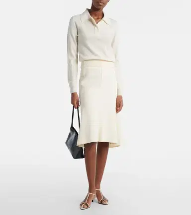 Jil Sander High-rise midi skirt | Thumbnail 3