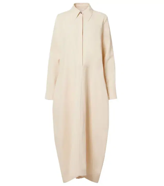 Jil Sander Oversized linen shirt dress