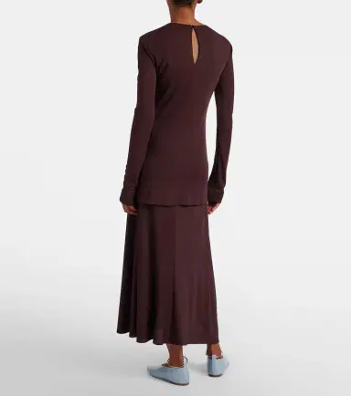 Jil Sander Jersey maxi dress | Thumbnail 5