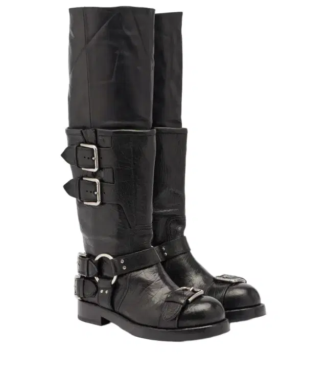 Dolce & Gabbana Leather knee-high boots