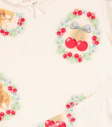 Konges Slojd Konges Sløjd Baby cotton-blend onesie and pants set | Thumbnail 2