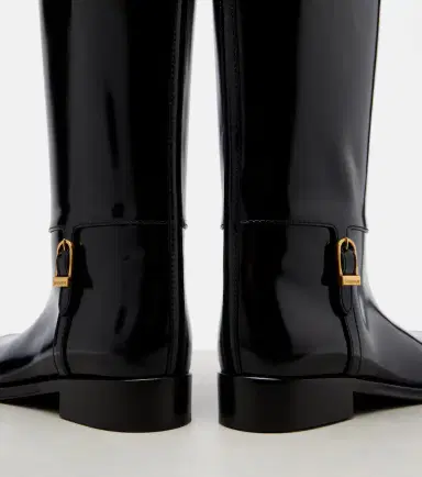 Saint Laurent Julia leather knee-high boots | Thumbnail 4 Saint Laurent Julia leather knee-high boots | Thumbnail 4