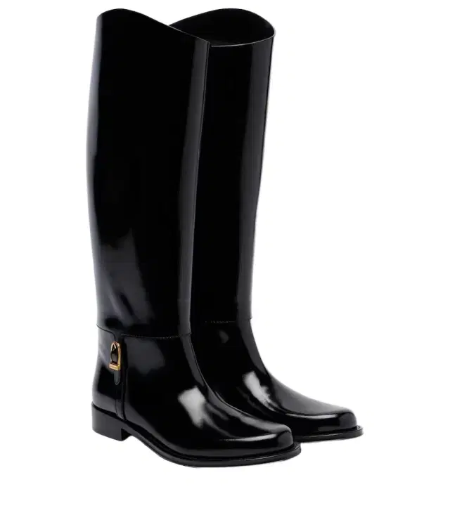 Saint Laurent Julia leather knee-high boots