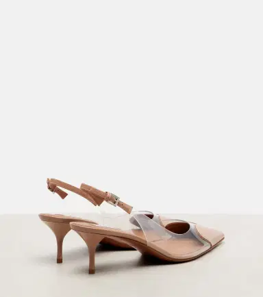 Alaïa Alaïa Le Caur 55 leather and PU slingback pumps | Thumbnail 2 Alaïa Alaïa Le Caur 55 leather and PU slingback pumps | Thumbnail 2